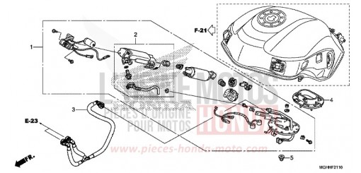 POMPE A CARBURANT VFR1200XDH de 2017